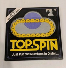Top Spin Puzzle Brain Teaser Numbers Game Toy Binary Arts Vtg 1989 Made in USA