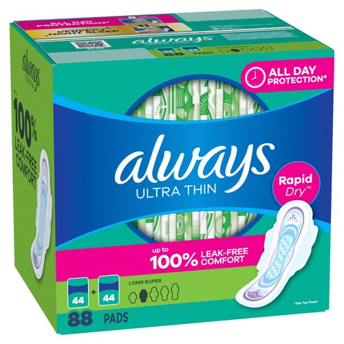 always Ultra Thin Advanced Long Pads, 88 Stück - Bild 2 von 6