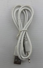 White PC USB Male to 5V DC 3.5mm x 1.35mm Barrel Connector Power Cable Cord, 2.5