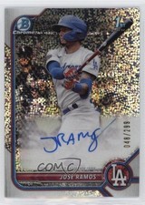 2022 Bowman Chrome Prospect Speckle Refractor /299 Jose Ramos #CPA-JRS Auto 15mj