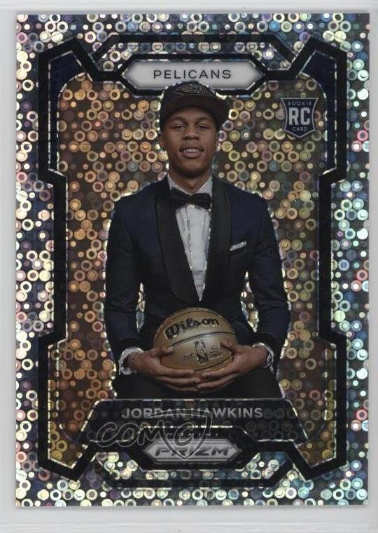 2023-24 Panini Prizm Variation Fast Break Jordan Hawkins #130 Rookie RC 5y7