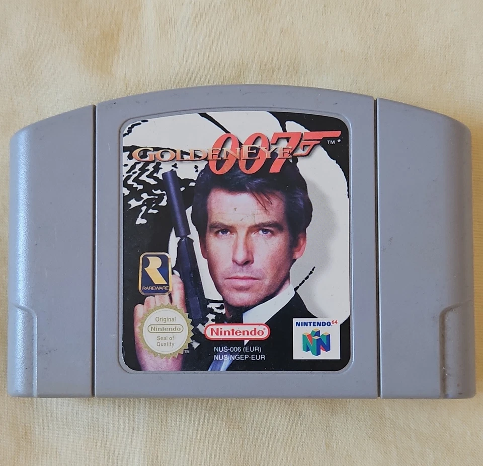 GoldenEye 007 Nintendo 64 N64 PAL Game Cartridge Nintendo MPN NUS-006 EUR - Image 1 of 1