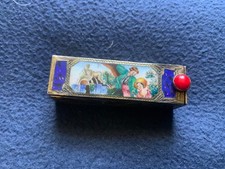 Soporte para lápiz labial plateado 800 con esmalte espejo