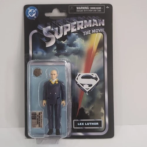 Lex Luther Superman the Movie 1978 DC Comics New Sealed Spinmaster Figure MOC