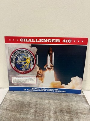 NASA Challenger 41C Space Shuttle Official Mission Patch Emblem
