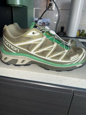Salomon S/LAB XT-6 Trail Running Shoes   Olive / Green   Quicklace   ACS