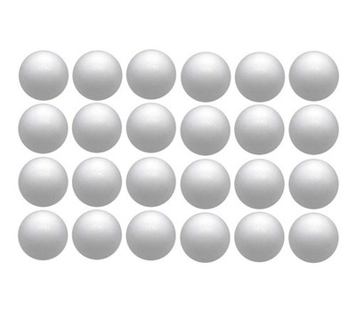 4 Inch Craft Foam Balls 24-Pack, Supplies Foam Balls for Christmas DIY Arts a...