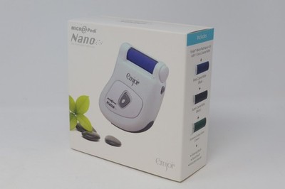 Emjoi Micro-Pedi Nano Portable Pedicure Device With Extra Coarse Rollers Travel