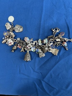 Wanderlust Travel Bracelet with World Landmarks & Country Charms