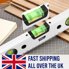 PROFESSIONAL BUILDERS SPIRIT LEVEL ALUMINIUM DIY LONG TOOLS SET  300/400/500 Mm