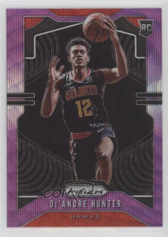2019-20 Panini Prizm Purple Wave De'Andre Hunter #251 Rookie RC j6a