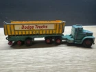 LESNEY/MATCHBOX KING SIZE DODGE TRACTOR #K-16,W/-WK-16 FRUSHAUF TIPPER