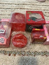 Red Squishy JUMBO Fidget Toy Bundle of 6  Stress