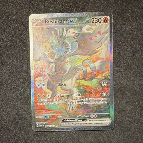 The Pokémon Company Reshiram ex 166/086 SV: White Flare Holo SIR ENG 230HP