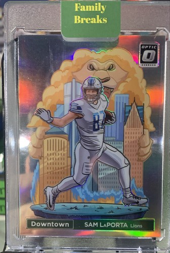 Sam LaPorta #6 2024 Panini Donruss Optic Downtown card