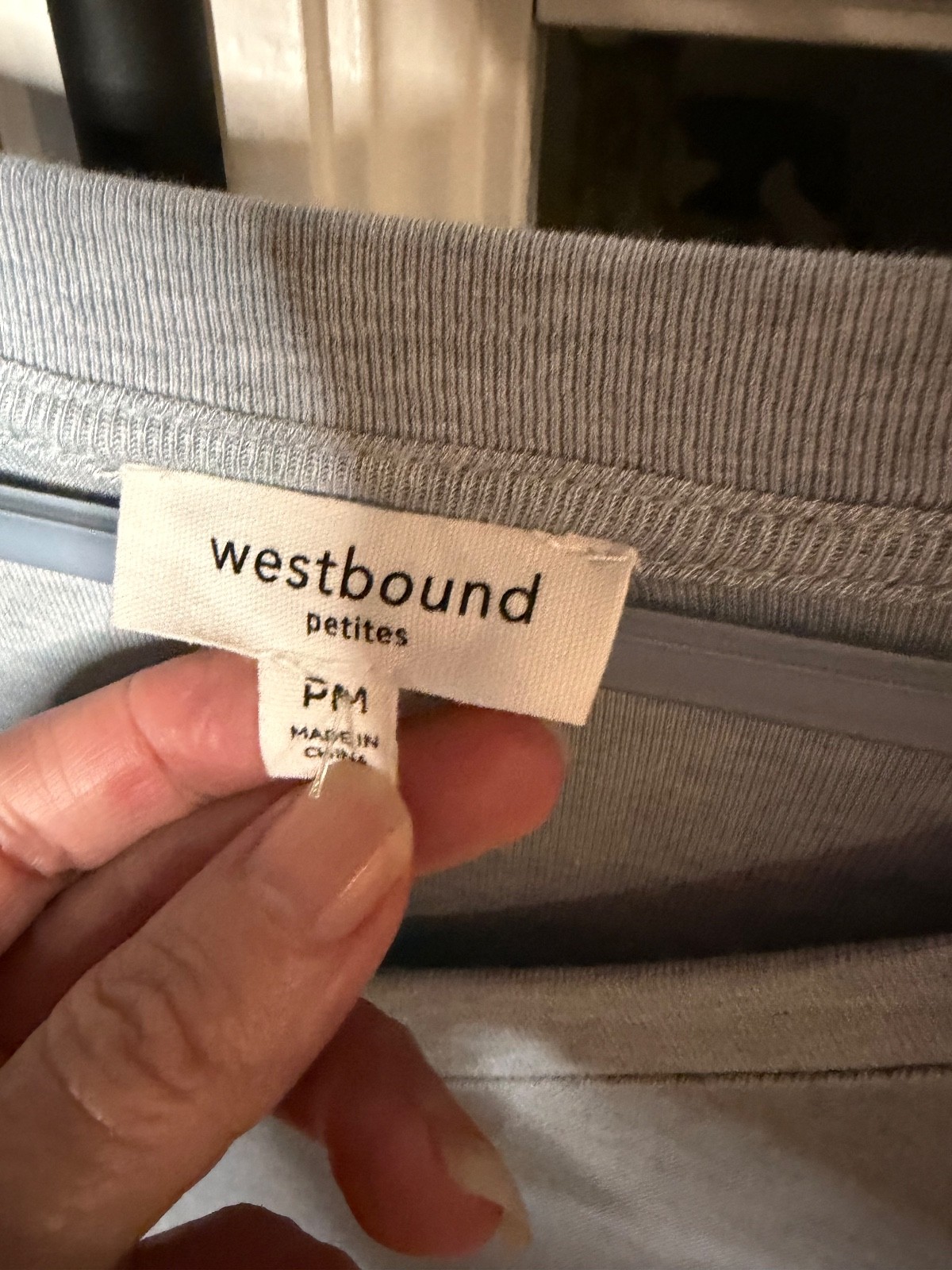 Westbound cotton blue pullover Medium - image 2