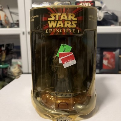 Qui-Gon Jinn Hologram Light Up Star Wars Episode I 1 The Phantom Menace 1999 