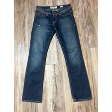 BKE Payton Women's Mid Rise Dark Wash Bootcut Denim Jeans Size 30 Long