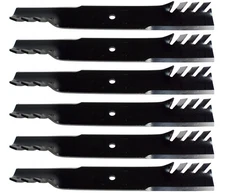 6 USA Mower Blades® Tooth Hi Lift Fits Snapper® 7075770BZYP 7075770YP 61" Deck