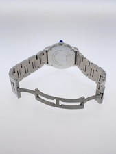 Cartier Women's Hand Solo SM Quartz Watch Analog White Silver W6701004 Used 4