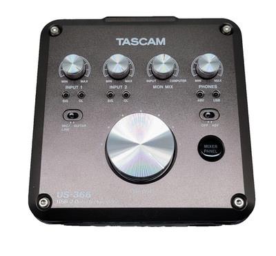 TASCAM US-366 4-In/6-Out or 6-In/4-Out USB Audio Interface