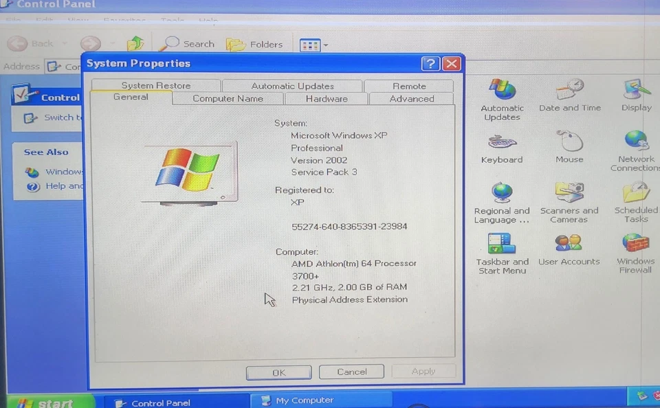 Vintage Shuttle XPC Mini Computer Windows XP - Image 2 of 4