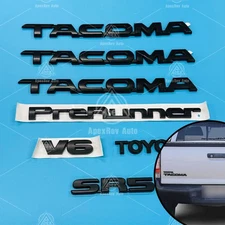 7/6/5/4pcs Emblem Kit For Tacoma 2005-2015 Prerunner SR5 V6 Side Door Rear Badge