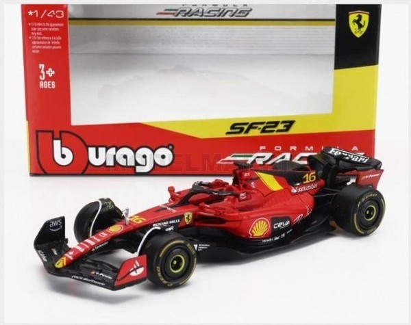 Burago 18-36836-L-MONZA Monza Ferrari F1 SF-23 Team Scuderia Ferrari N 16 4Th-image