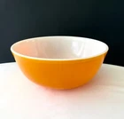 Vintage PYREX - 4 QT. - #404 FRIENDSHIP Orange Mixing Bowl (Largest of the Set)