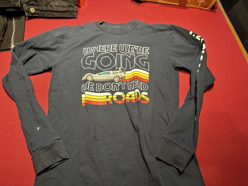 BACK TO THE FUTURE The Musical BROADWAY + 88MPH Roads SHIRT Small