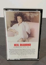 Neil Diamond "12 Greatest Hits, Vol. 2" Cassette Tape 1982 Columbia Tested