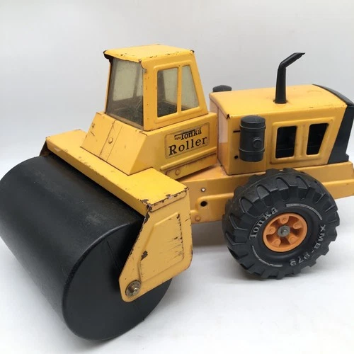 Tonka 70s Mighty Roller Pressed Steel Toy Rare Vintage
