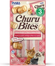 INABA Churu Bites for Cats, Soft Baked Chicken 0.35 Ounce (Pack of 3) 
