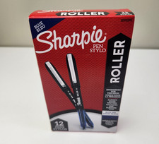 Sharpie Pen Rollerball Blue Needle Point 0.5mm Precision Ink 12 Ct Box 2093199