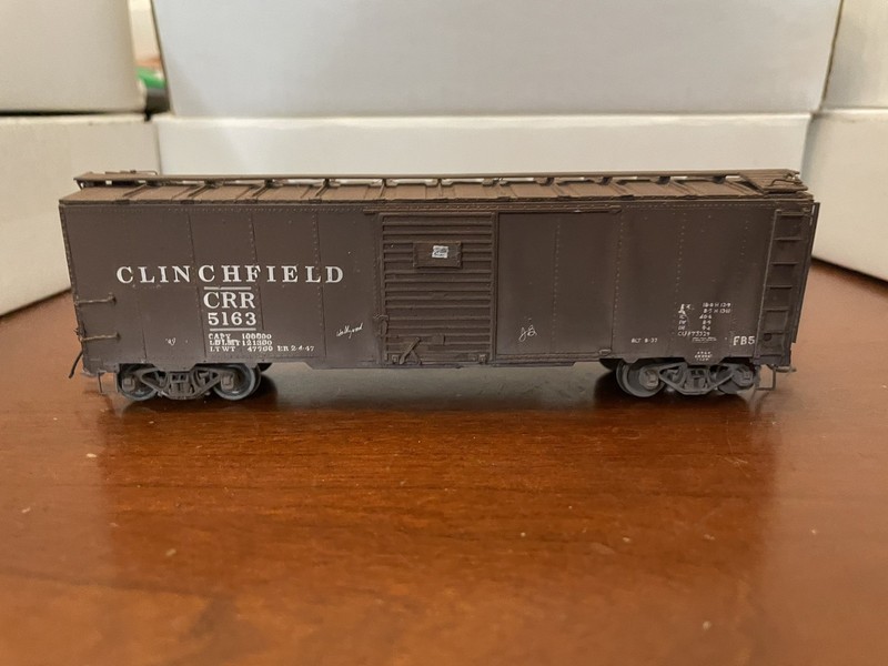 RARE HO Resin Sunshine Clinchfield CRR 1932 Boxcar BUILT PAINTED WEATHERED
