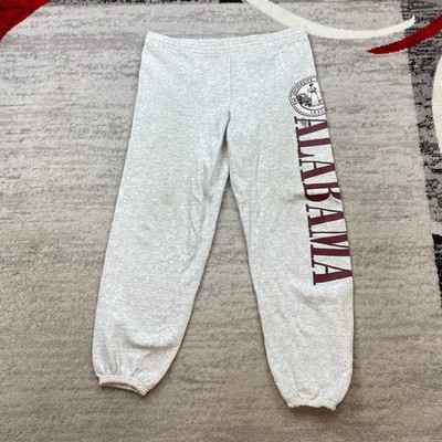 VTG Alabama Crimson Tide Pants Medium Gray Bama Roll Tide Football NCAA Mens 90s