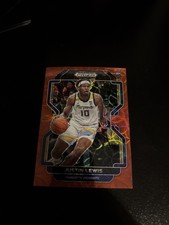 2022-23 Panini Prizm Draft Picks - Justin Lewis #93 Choice Red Prizm /88 (RC)