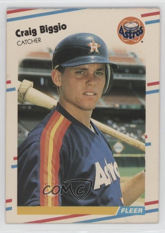 1988 Fleer Update Craig Biggio #U-89 HOF 12g7