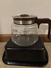Vintage Proctor Silex 10 Cup Coffee Pot Replacement Carafe Retro Brown Handle