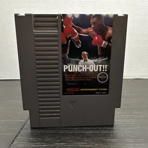 Mike Tyson's Punch-Out!! (NES, 1987) CARTRIDGE ONLY, Authentic, Tested/Working