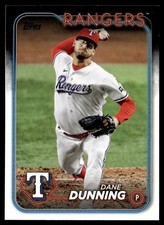 2024 Topps Dane Dunning Texas Rangers #348