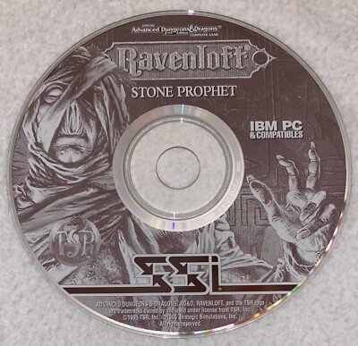 RAVENLOFT STONE PROPHET AD&D 2nd Edition (IBM PC, 1995) Game Disc Only ...