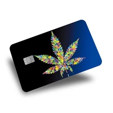 Cannabis Leaf Credit Card Skin/Credit Card Sticker-Cannabis Card Skin/Sticker