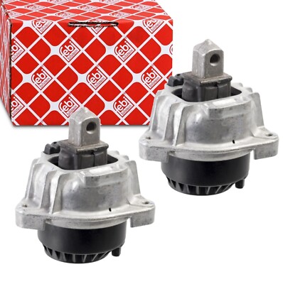 2x FEBI MOTORLAGER HYDROLAGER passend für BMW 5 F10 F07 F11 6 F06 F12 F13 7 F01