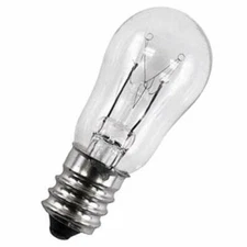 GE Dryer Light Bulb Lamp WE05X20431 10S6120 WE4M305 10 watt, 120V, 1-7/8" Clear