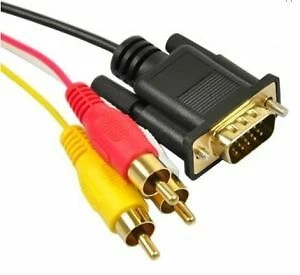 5ft VGA Male to 3RCA Male Component Converter Adapter Cable for TV DVD HD Player - Image 3 of 4