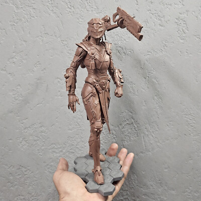 SEKTOR 3D Printed Figure, Mortal Kombat Cyborg Ninja Model Kit, Unpainted