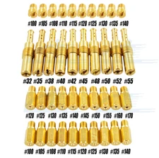 Carburetor 30Pc Main Jets+ 10Pc Slow/Pilot Jet Set #45 #48 #50 #52 #55 #150 #155