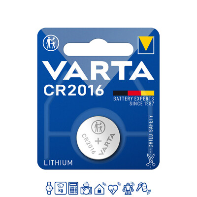 20 x Varta CR 2016 3V Batterie Lithium Knopfzelle 6016 DL2016 im Blister 87mAh