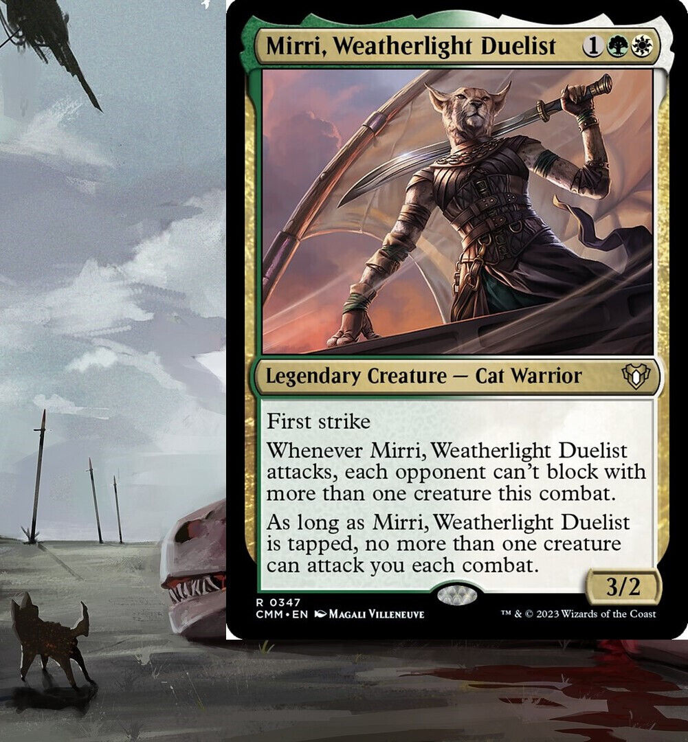 CATS Mirri, Weatherlight Duelist Commander Deck MTG Magic CATS Mirri, Weatherlight Duelist Commander Deck MTG Magic
